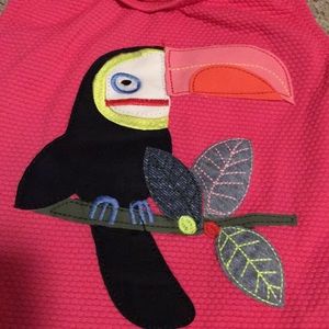 Toucan bright swimsuit for toddler